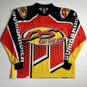 Ski Doo DS 650Snowmobile Shirt Racing Jersey Ski Bombardier VTG 90s Men S *READ*